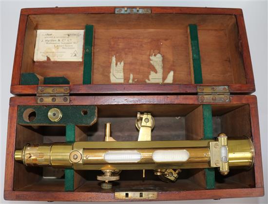 A cased theodolite